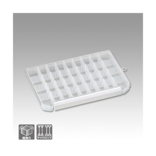 Коробка Meiho Clear Case C-1200NS 255х190х28