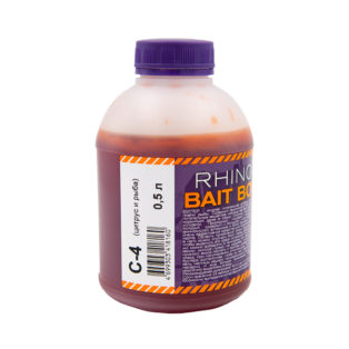 Ликвид Rhino Baits Bait Booster Liquid Food 0,5 л. C-4 Цитрус и рыба