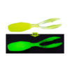 Приманка силиконовая Ever Green V-Fry 1.8 - 509-glow-chart