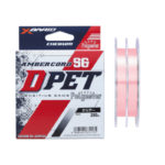 Леска YGK Ambercord SG D-PET Polyester Pink 200m - 0-5 - 0-117 - 1-2 - 2-7 - 200