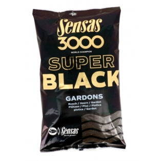 Прикормка Sensas 3000 Super Black Gardons 1 кг