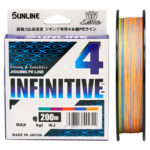 Шнур Sunline Infinitive X4 200m 5color - 0-8 - 6-4 - 14 - 200