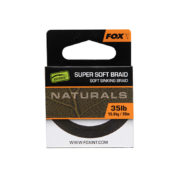 Поводковый материал Fox Edges Naturals Soft Braid Hooklength 35lb 20m