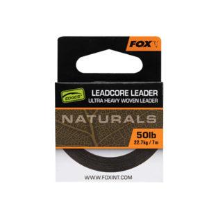 Противозакручиватель Fox Edges Naturals Leadcore 50lb 7m