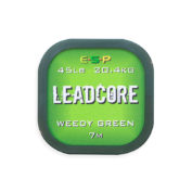 Лидкор ESP Leadcore 45lb 7m Weedy Green с сердечником