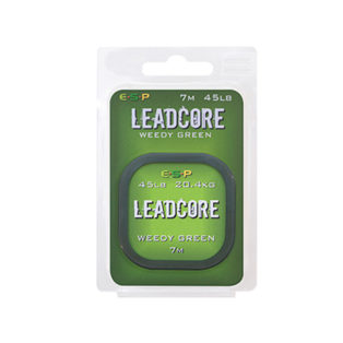 Лидкор ESP Leadcore 45lb 7m Weedy Green с сердечником