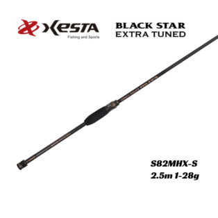 Спиннинг Xesta Black Star Extra Tuned S82MHX-S 2.5m 1-28g