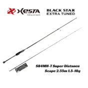 Спиннинг Xesta Black Star Extra Tuned S84MH-T Super Distance Scape 2.55m 1.5-18g