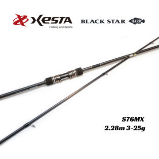 Спиннинг Xesta Black Star Hard S76MX 2.28m 3-25g
