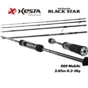 Спиннинг Xesta Black Star Mobile S69 2.05m 0.2-10g