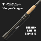 Спиннинг Jackall Revoltage RV II S68MH+ 2.03 m 3.5-18 g