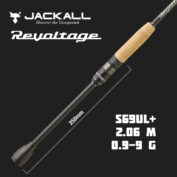 Спиннинг Jackall Revoltage RV II S69UL+ 2.06 m 0.9-9 g