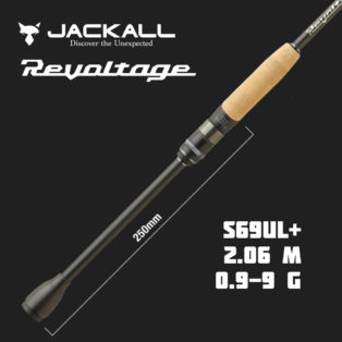 Спиннинг Jackall Revoltage RV II S69UL+ 2.06 m 0.9-9 g