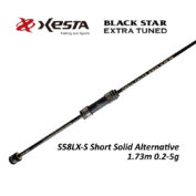 Спиннинг Xesta Black Star Extra Tuned S58LX-S Short Solid Alternative 1.73m 0.2-5g