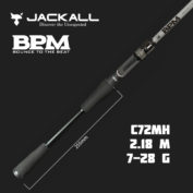 Удилище кастинговое Jackall BPM B2-C72MH 2.18 m 7-28 g
