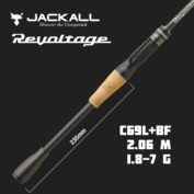 Удилище кастинговое Jackall Revoltage RV II C69L+BF 2.06 m 1.8-7 g
