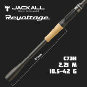 Удилище кастинговое Jackall Revoltage RV II C73H 2.21 m 10.5-42 g
