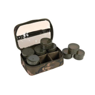 Сумка с баночками Fox Camolite 8 Pot Hookbait Case