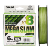 Шнур Sunline Mega Slam PE X4 200m Bright Green