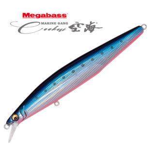 Воблер Megabass Marine Gang Cookai 120F LZ Blue Pink Iwashi