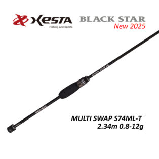 Спиннинг Xesta Black Star Multi Swap S74ML-T