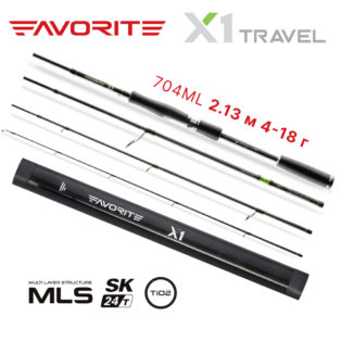 Спиннинг Favorite X1 Travel 704ML 213cm 4-18g Ex.Fast