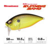 Воблер Megabass Over Rev Crank Burning Shad 58 - black-back-chart