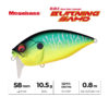 Воблер Megabass Over Rev Crank Burning Shad 58 - mat-tiger