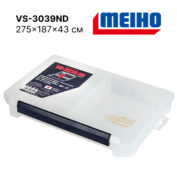 Коробка Meiho VS-3039ND 275х187х43 Clear
