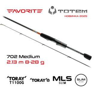 Спиннинг Favorite Totem TTM1 702M 2.13m 8-28g