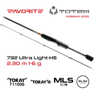 Спиннинг Favorite Totem TTM1 732UL-HS 2.19m 1-6g