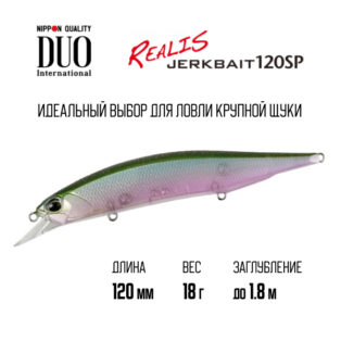 Воблер DUO Realis Jerkbait 120SP CCC3254 D Shad