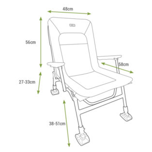 Кресло Korum Supa Lite Stretch Deluxe Chair