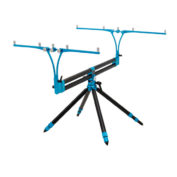 Род под на 4 удилища Meccanica Vadese Revolution Panoramic 4 Rod Black Tubes & Blue Joints