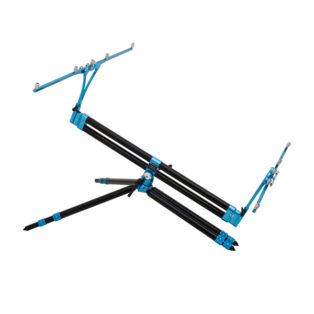 Род под на 4 удилища Meccanica Vadese Revolution Panoramic 4 Rod Black Tubes & Blue Joints