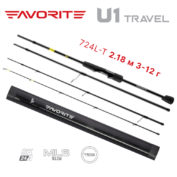 Спиннинг Favorite U1.1 Travel 724L-T 2.18m 3-12g