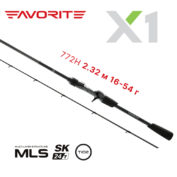 Удилище кастинговое Favorite X1.1C 772H 2.32m 16-54g