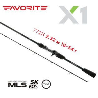 Удилище кастинговое Favorite X1.1C 772H 2.32m 16-54g
