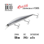 Воблер DUO Realis Jerkbait 130S SW MCC0522 UV Silver Slash B