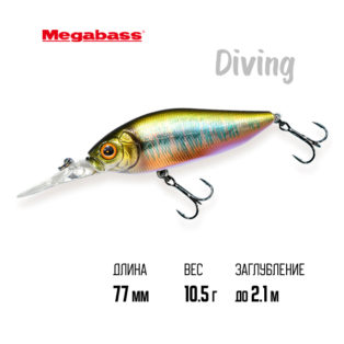 Воблер Megabass Diving Flap Slap GG OIKAWA