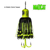 Блесна вертикальная Madcat A-Static Clonk Teaser Fluorescent Yellow UV