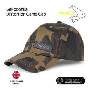 Бейсболка Avid Carp Distortion Camo Cap