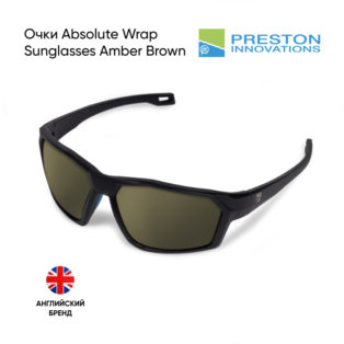Очки Preston Absolute Wrap Sunglasses Amber Brown