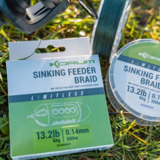 Шнур фидерный Korum Limitless Sinking Feeder Braid 300 m