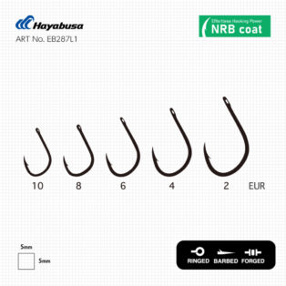 Крючки карповые Hayabusa K-1 размеры