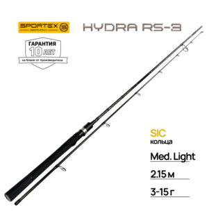 Спиннинг Sportex Hydra RS-3 HY2210 2.15m 3-15g