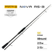 Спиннинг Sportex Nova RS-3 PT2130 2.13m 2-15g Allround Light