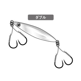 Крючки Gamakatsu Double Assist Hook Vertical Limit Normal